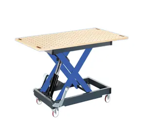 Heavy Duty Workbench Stand Adjustable Hydraulic Lifting Work Platform 38550
