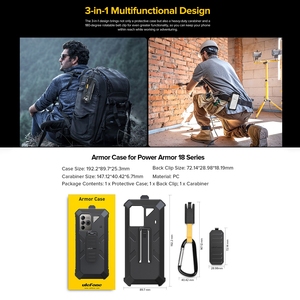 <span class=keywords><strong>Ulefone</strong></span>-funda de teléfono inteligente Power <span class=keywords><strong>Armor</strong></span> <span class=keywords><strong>18T</strong></span>, Original, con Clip trasero, mosquetón, de lujo - Product Image 5