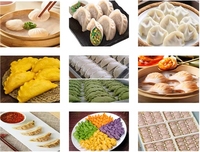 220V/110V automatique incrustant Samosa rouleau de printemps Pelmeni Pastel boulette viande tarte Machine pour produits céréaliers