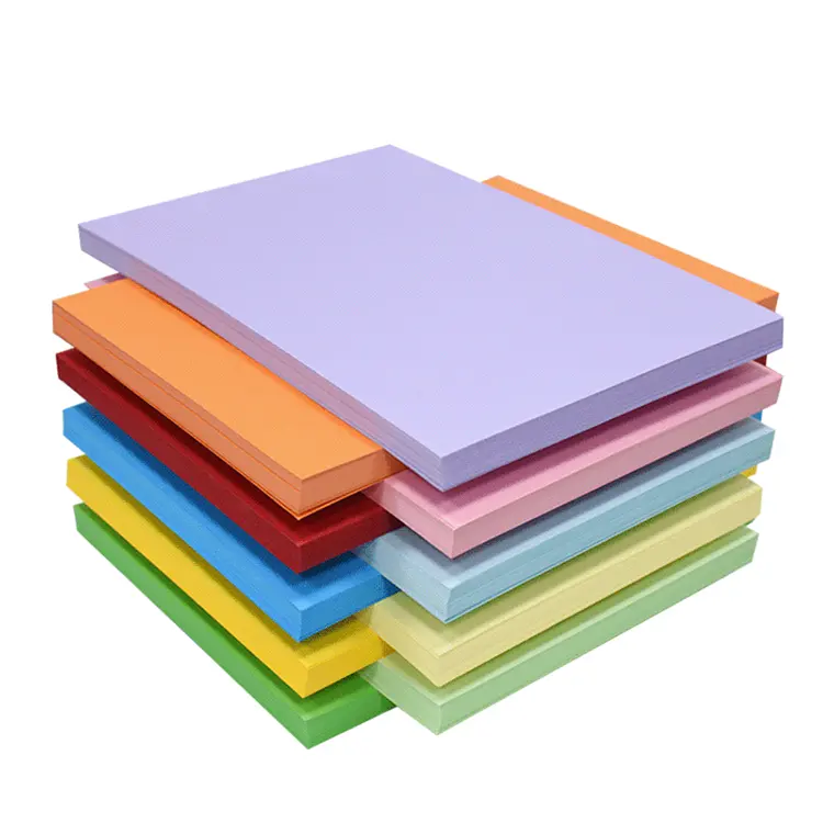 A3 A4 color construction paper crafting paper printing paper 50- 500 sheets in a pack