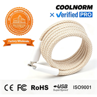 Cable de Carga Magnético No Estándar con Cubierta Trenzada Compatible con Dispositivos Android con Micro USB Tipo-C