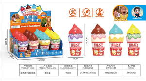 Jouets d'été interactifs amusants Mini baguette à bulles <span class=keywords><strong>de</strong></span> <span class=keywords><strong>savon</strong></span> Bâtons <span class=keywords><strong>Jeux</strong></span> <span class=keywords><strong>de</strong></span> plein air Pas <span class=keywords><strong>de</strong></span> déversement Crème glacée Bulle Eau Cadeaux d'été - Product Image 4