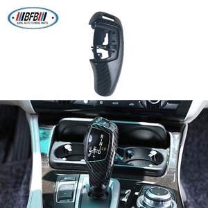 Cache-levier de vitesse en fibre de carbone véritable, style de remplacement pour BMW F30 F10 F20 F32 2012+ - Product Image 1