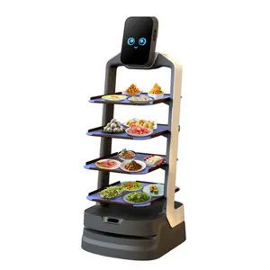 الأكثر مبيعًا Temi V3 روبوتات بشرية جديدة AI لتوصيل الطعام تفاعل فندق المنزل الأعمال المحمول روبوت خدمة ذكي