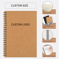 Cahiers pour étudiants, journal d'école, journal en cuir, cahier à couverture rigide personnalisable, cahier d'affaires personnalisé avec logo