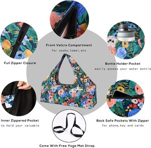 Échantillon gratuit Sac de yoga chaud pour hommes femmes filles Sac de transport de tapis de yoga en polyester tendance avec sangle réglable pour le sport - Product Image 3
