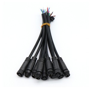 M12 <b>Waterproof</b> Connector <b>Cable</b> 2-5 Core Male Female Plug In Sensor Connection Industrial Equipment <b>Cable</b> PVC Shell - Product Image 1