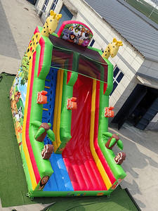 Castillo Inflable Comercial con Tobogán de <span class=keywords><strong>Jirafa</strong></span>, Temática Animal para Niños, Ideal para Fiestas y Eventos en Parques, Incluye Kits de Reparación - Product Image 5