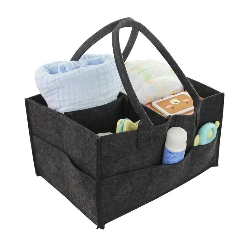 High capacity Custom fashion baby diaper bag custom baby bed diaper hanging storage bag crib organizer