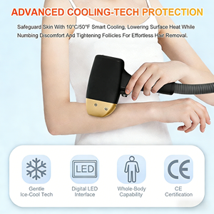 Système de diodes à triple longueur d'onde professionnel pour la gestion des cheveux en salon, certifié CE, épilation indolore pour le corps et le visage - Product Image 4