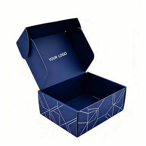 Fashion Foldable Custom LOGO Printing Corrugated Cardboard Shipping Boxes with Elegant Matte Square Mailer Black Shoe <strong>Box</strong> - Product Image 2