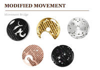 Mouvement de montre NH35A personnalisé de qualité supérieure, 24 rubis, mouvement automatique haute précision avec service de personnalisation du rotor CNC