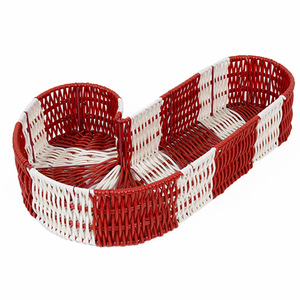 Ornements de Noël transfrontaliers pour bureau et chevet, panier de rangement en imitation rotin, décoration de Noël sans couvercle sur mesure - Product Image 2