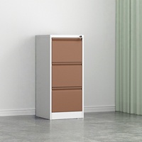 Armoire de classement métallique à 4 tiroirs moderne A4 en fer avec boîte à cartes pour usage de bureau, casier de rangement en acier