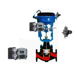 Vanne de régulation à double siège Wuzhong HCB chinoise avec positionneur Masoneilan SVI2 AP et régulateur Fish-er 67 Cfr 225 - Product Image 2