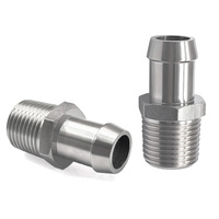 Adaptateur universel 1/2"NPT X 5/8" pour raccord de tuyau en acier, système de refroidissement, pièces de modification pour moteur V8 de voiture classique Hot Rod