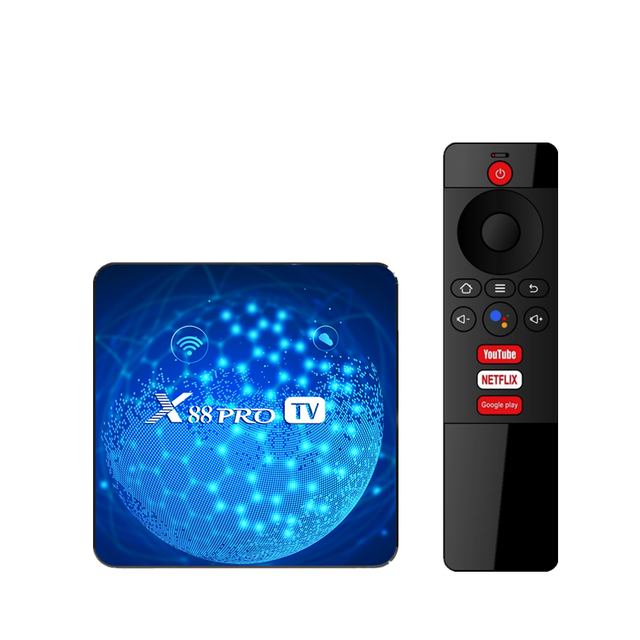 2023 New Android 11 Tv Box 4K X88 Pro ATV OS 2.4G&5G Dual-band Wifi RK3318 Quad Core 4GB 32GB 4K Smart IPTV Set-Top Box X88 Pro