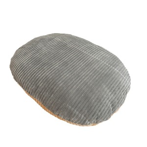 Dog <b>Mat</b> Round Washable Pet Bed For Dog Spring Autumn Polyester Fiber Fill Gray Khaki Oval Cooling <b>Mat</b> - Product Image 2