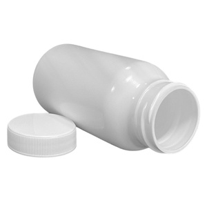 ขวดพลาสติก HDPE สีขาว ขนาด <span class=keywords><strong>150</strong></span> มล. สำหรับใส่ยาเม็ด อาหารเสริม ทรงกลม พร้อมฝาเกลียวแบบป้องกันเด็ก - Product Image 4