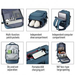 Sac à dos pour ordinateur portable imperméable antivol personnalisé 2025, grande capacité, sac à dos de voyage, sac d'école pour étudiants avec USB - Product Image 5