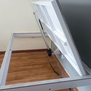 Porte invisible dissimulée <span class=keywords><strong>pour</strong></span> sous-<span class=keywords><strong>sol</strong></span>, actionnement électrique avec mode d'urgence manuel et protection anti-pincement - Product Image 6