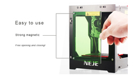 Mini machine de gravure laser NEJE DK-8-KZ 1000MW 405nm à diode refroidie par air, DIY, USB, nouvelle, pour le bois, le cuir, le papier et le plastique