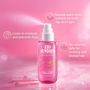 Brume pour cheveux et corps à la vanille 100 ml, étiquette privée OEM, sans alcool, hydratante, vegan, éclatante, non collante - Product Image 3