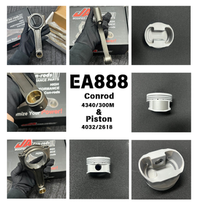 Piston forgé EA888 82,5 <span class=keywords><strong>83</strong></span> Alésage Haute compression 9,3 9,5 Ensemble de pistons de moteur de course Pièces de performance - Product Image 3