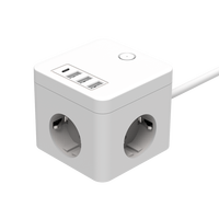 Prise USB Type C 16A avec prise secteur, bloc multiprise à charge rapide pour téléphone