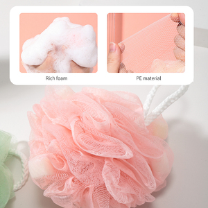 LMLTOP Bath Sponge Ball With Foam Ball C049 Skin Friendly Bath Sponge <strong>Shower</strong> Loofah Mesh Balls <strong>for</strong> Body Wash <strong>Back</strong> <strong>Scrubber</strong> - Product Image 3