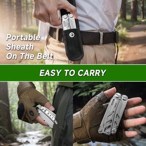 Couteau de poche multifonction NexTool Flagship Max 14-en-1 en acier inoxydable, avec verrous de sécurité et <span class=keywords><strong>ciseaux</strong></span> de grande taille, outil utilitaire EDC, outil à main - Product Image 6