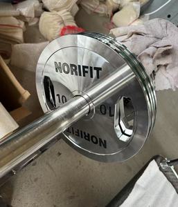 Hai lỗ có thể điều chỉnh miễn phí trọng lượng mạ điện trọng lượng tấm đĩa nhà phòng tập thể dục sức mạnh thiết bị đào tạo thép trọng lượng tấm - Product Image 3