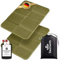 Coussin de siège pliable portable XPE, léger, imperméable, pour l'extérieur et les voyages