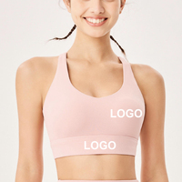 Vente Flash : Soutien-gorge de sport respirant à col en V, une pièce, à maintien élevé, avec bretelles croisées, pour un style de vie actif