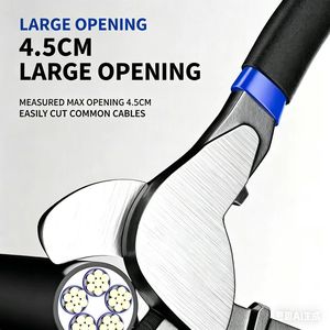 <span class=keywords><strong>Pince</strong></span> coupante pour câbles en acier allié avec poignée ABS pour la <span class=keywords><strong>coupe</strong></span> de fils en PVC - Outil de serrage à circlip de qualité industrielle et DIY - Product Image 4