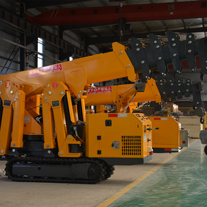 Low Fuel Mini Crawler Mobile <b>Crane</b> Telescopic 1 Ton 8 Capacity New Condition Motor <b>Engine</b> Pump Gearbox Core Included High - Product Image 5