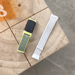 Bracelets de montre en nylon pour <span class=keywords><strong>Fitbit</strong></span> <span class=keywords><strong>Charge</strong></span> 6 5, <span class=keywords><strong>bracelet</strong></span> réglable respirant, <span class=keywords><strong>bracelet</strong></span> de sport pour femmes et hommes - Product Image 6