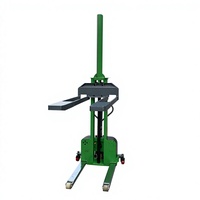 1000kg Tragbarer LKW-Montierter Selbstladender Stapler Mini Elektrischer Selbsthebender Palettenhubwagen für Transporter-Ladung