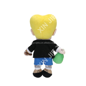 Muñeco de Peluche Personalizado Estilo Hombre Rico, Muñeco de Peluche con Logotipo Personalizado, Personaje Masculino, Muñecos Suaves, Muñeco de Peluche de Hombre con Cabello Amarillo - Product Image 2