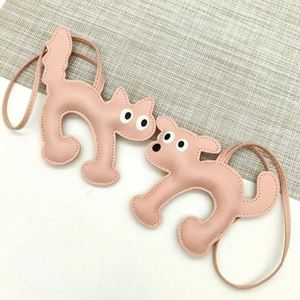 Pu <b>Leather</b> Dog Cat Pendants Keychain Ladies <b>Backpack</b> Pendant Handbag Bag Charm Parts & Accessories Key Chain Jewelry Gift - Product Image 4