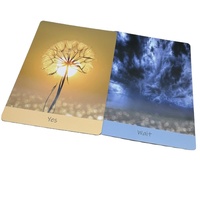 Impresión de Cartas de Tarot Personalizadas en Papel Artístico, Bordes Dorados, Portátiles, 2.75x4.75 Pulgadas, 44 Cartas, Papel de Núcleo Blanco de 300 g/m², CMYK 4C, Cuadradas