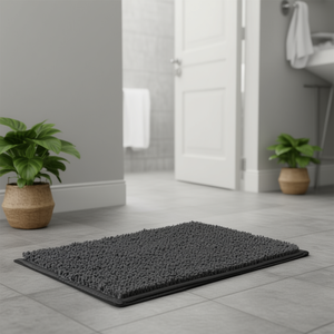 Tapis de bain gris foncé Art 34 (80x50cm) YM5011 - Product Image 3