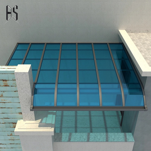 Expédition mondiale, auvent <span class=keywords><strong>de</strong></span> pluie sur mesure, protection UV et toit solide en polycarbonate imperméable pour <span class=keywords><strong>terrasse</strong></span> extérieure - Product Image 3