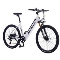 Bicicleta eléctrica de 500W para mujer, bicicleta eléctrica de ciudad eléctrica con batería extraíble de 48V en China, elegante bicicleta eléctrica Cruiser de 26"