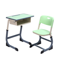 Bureau et chaise d'étudiant réglables et détachables pour la salle de classe, mobilier scolaire confortable, bureau et chaise d'étude
