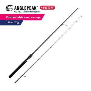 <span class=keywords><strong>Canne</strong></span> à pêche spinning/<span class=keywords><strong>casting</strong></span> légère et rapide en fibre de carbone, 1,98 m, <span class=keywords><strong>2</strong></span> brins, pour la pêche au saumon, au bar et au petit orme en eau douce et salée - Product Image 6