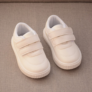 2023 printemps automne chaussures simples bébé blanc semelle souple <span class=keywords><strong>enfant</strong></span> en bas âge petits enfants en cuir chaussures décontractées pour enfants - Product Image 2