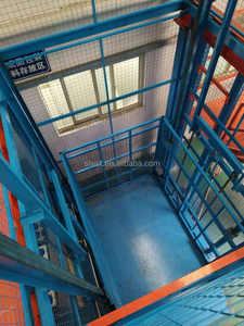 Barang Hidrolik Cargo <span class=keywords><strong>Elevator</strong></span> Outdoor Indoor Rel Panduan Lift Cargo Lift - Product Image 5