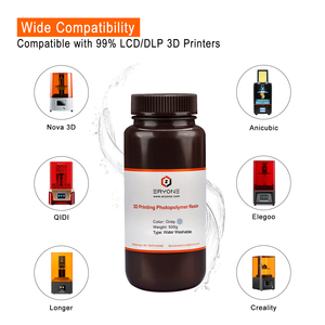 Eritone stampa 3D <span class=keywords><strong>resina</strong></span> lavabile con acqua grigia 405nm <span class=keywords><strong>resina</strong></span> stampa 3d <span class=keywords><strong>resina</strong></span> colabile per stampante 3d - Product Image 4