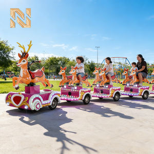 <span class=keywords><strong>Train</strong></span> <span class=keywords><strong>électrique</strong></span> touristique sans rails 9 places 60V, modèle Deer, du premier fabricant, pour centres commerciaux, certifié CE - Product Image 3